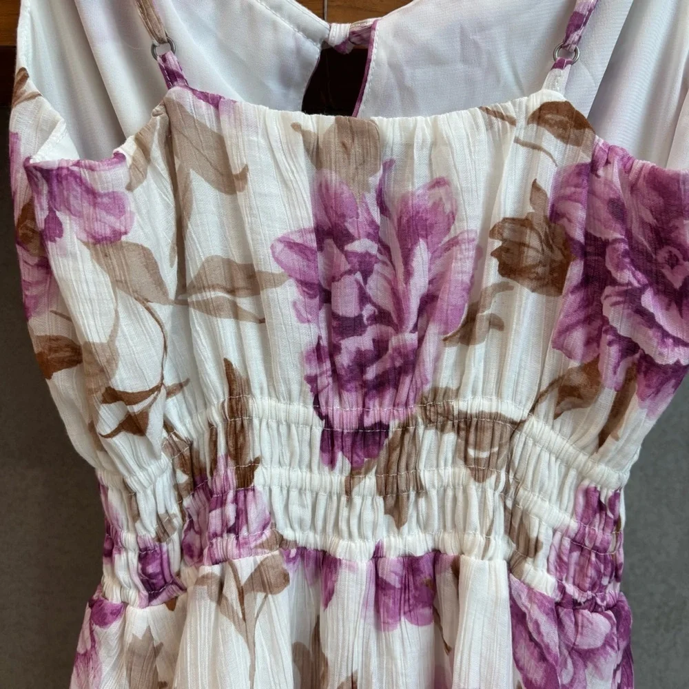 NWOT Abercrombie & Fitch Maxi Floral Dress, Size XS